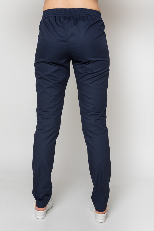 Christina+Br. skinny suit. COTTON. White / navy blue (5410107) фото 3