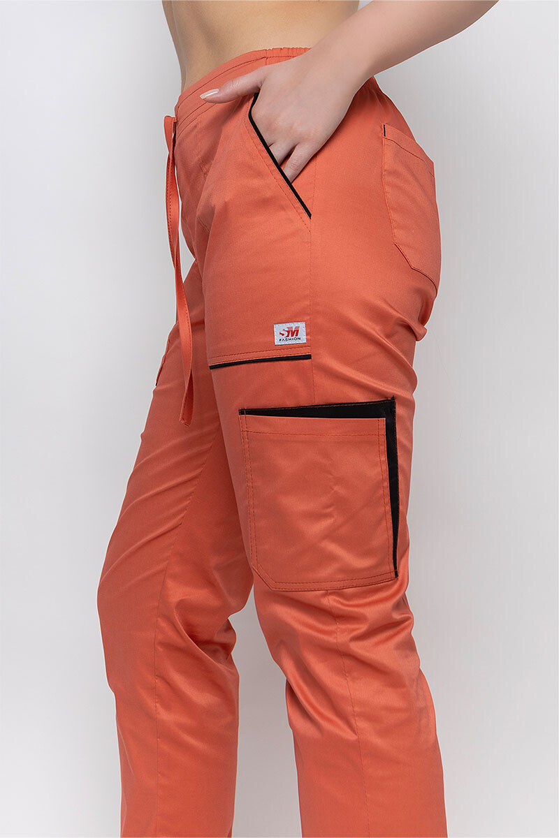 Medical Emeli-stretch trousers for women. Terracotta (5436966) фото 6
