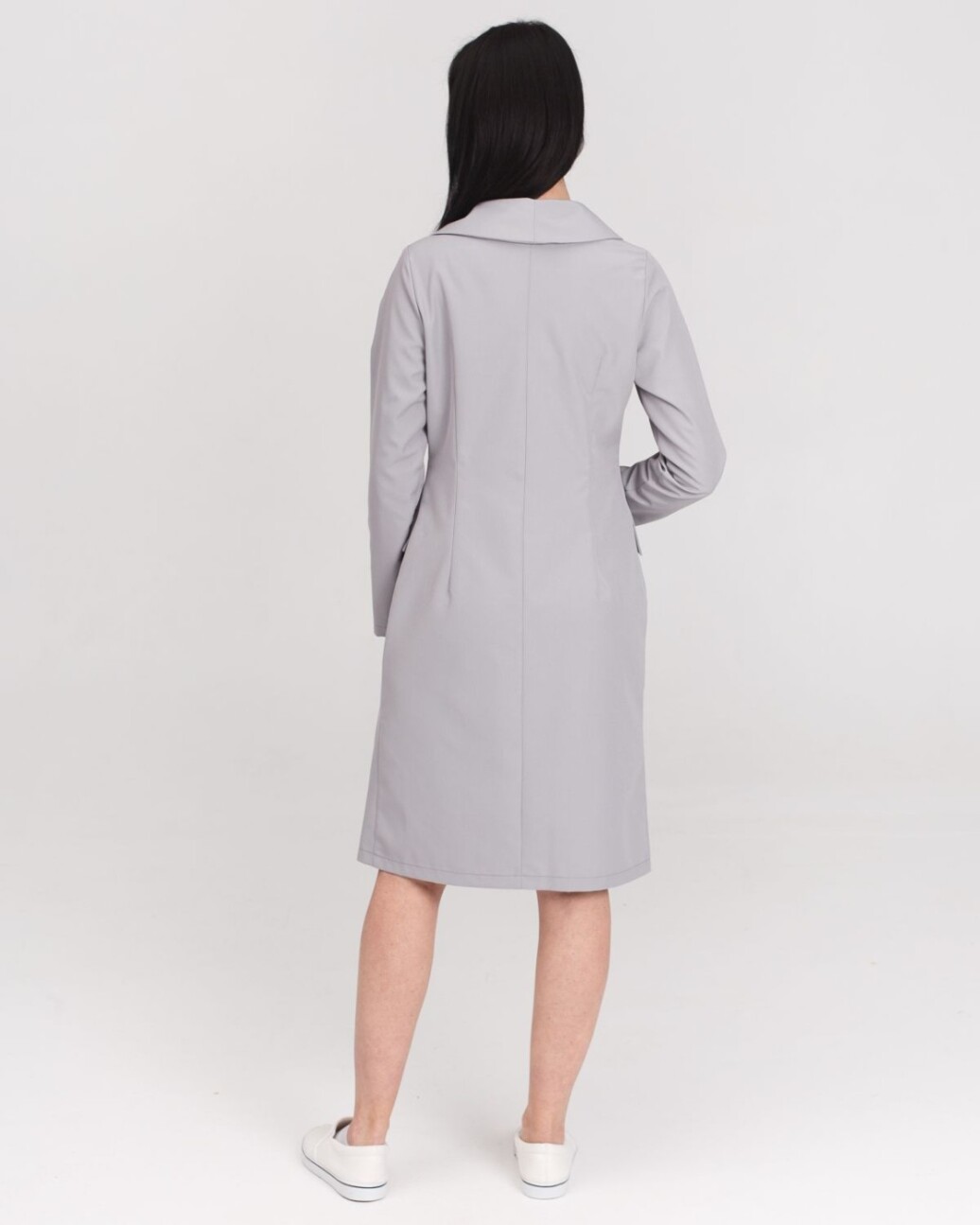 Medical gown women's Monica gray 356-328-677 (6613610) фото 3