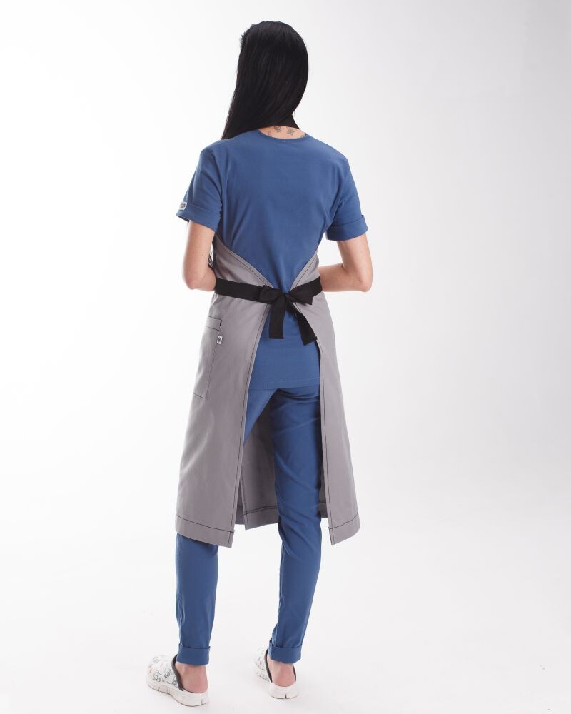 Professional water-repellent apron Florence grey 173-328-909 (6613853) фото 2