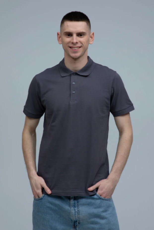 Men's Polo Shirt ST9060 dark grey (SLG) STEDMAN LUX POLO (5137931) фото 1