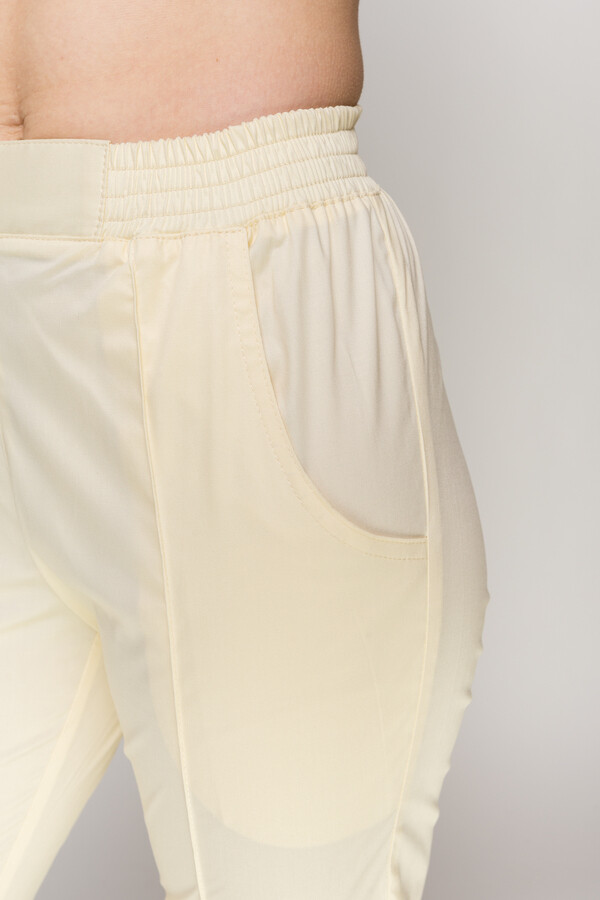 Trousers - stretch skinny women's trousers. STREET COTTON. Champagne (549967) фото 5
