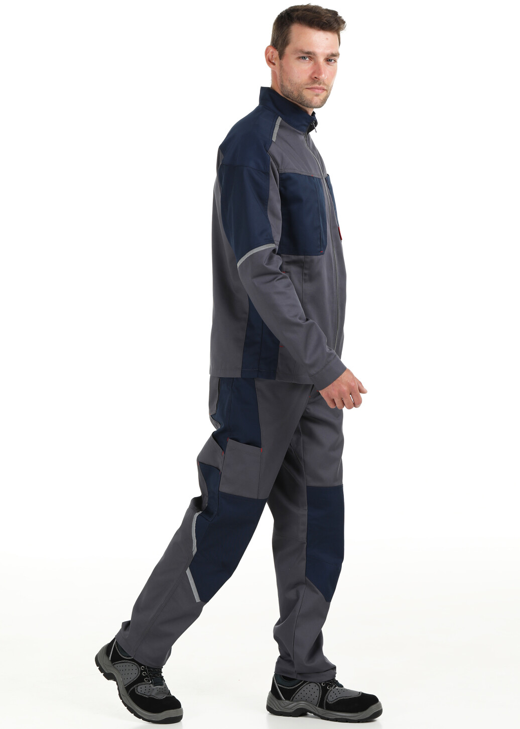 Work jacket "PATRIOT" gray-blue (55500050) фото 4