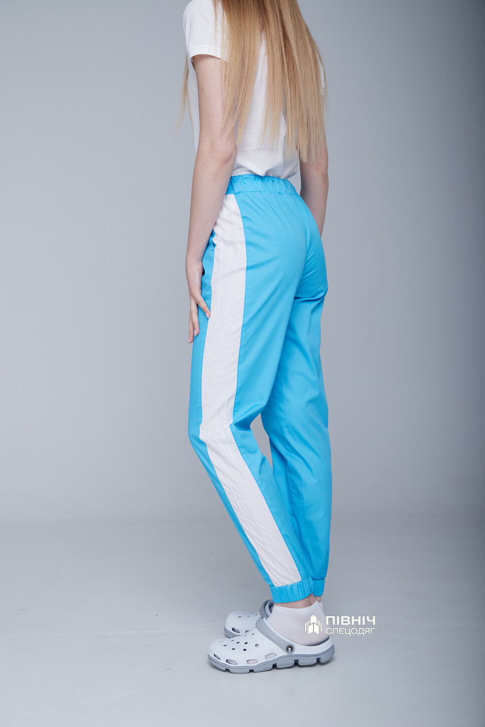 Women's medical trousers "Vanessa" sea wave (3399112) фото 11