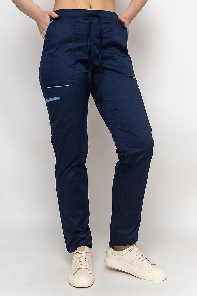 Medical Emeli-stretch trousers for women. Dark blue (5436959) фото 1