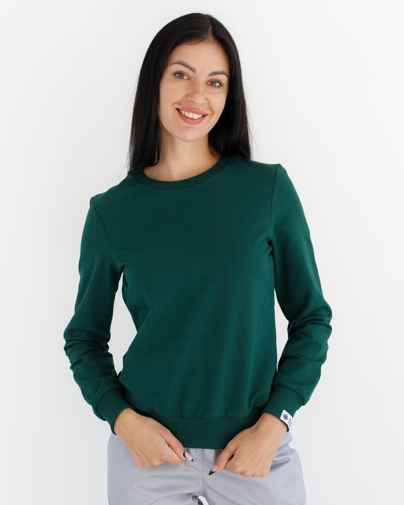 Medical Sweatshirt New York Women's Dark Green 359-430-758 (6613443) фото 2