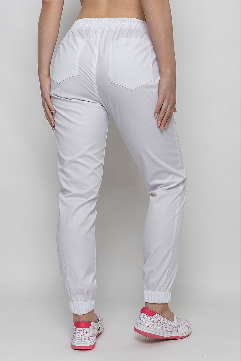 Джогери медичні жіночі Афіна. Білі. COTTON  (5436975) фото 6