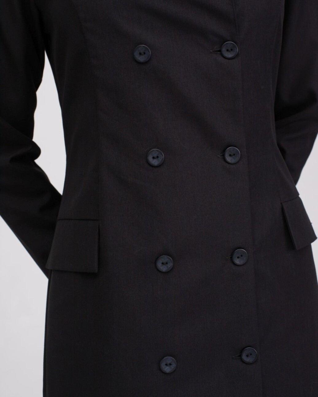 Medical gown women's Monica black 356-321-677 (6613589) фото 6