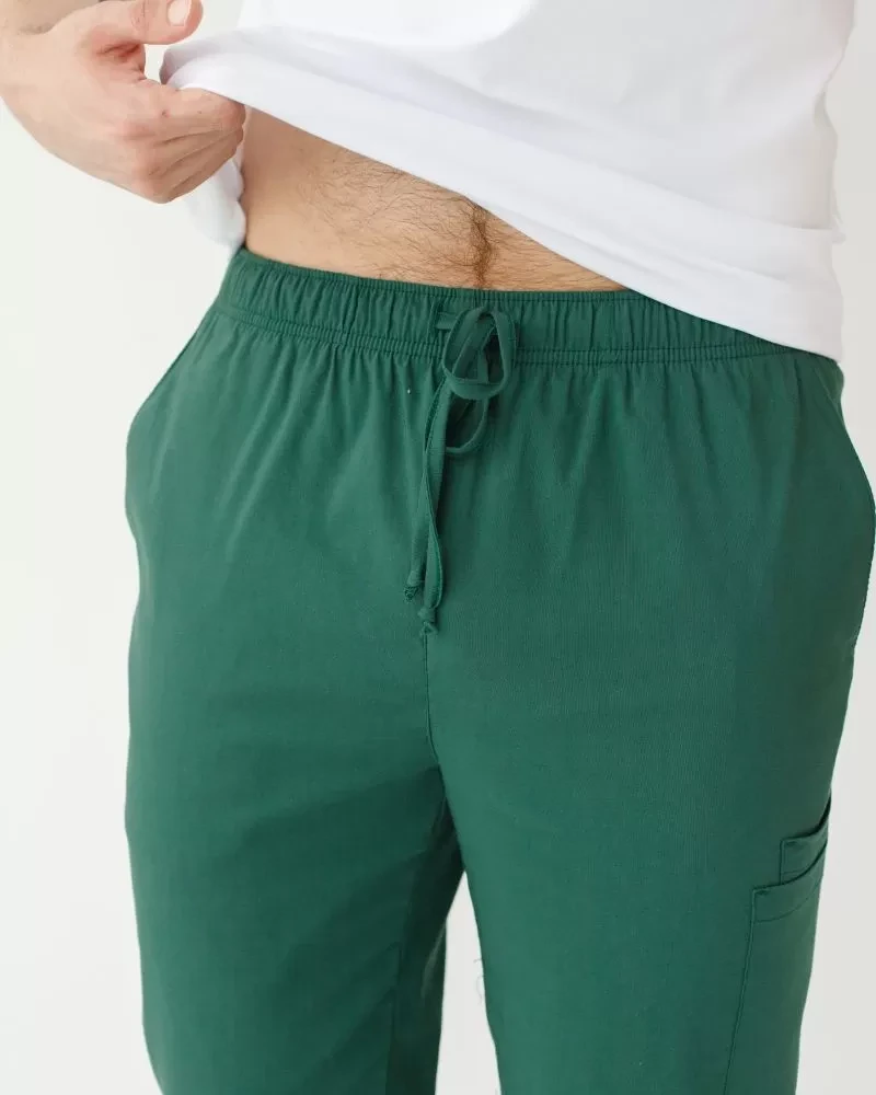 Medical pants men's stretch joggers green 504-350-730 (6637785) фото 5