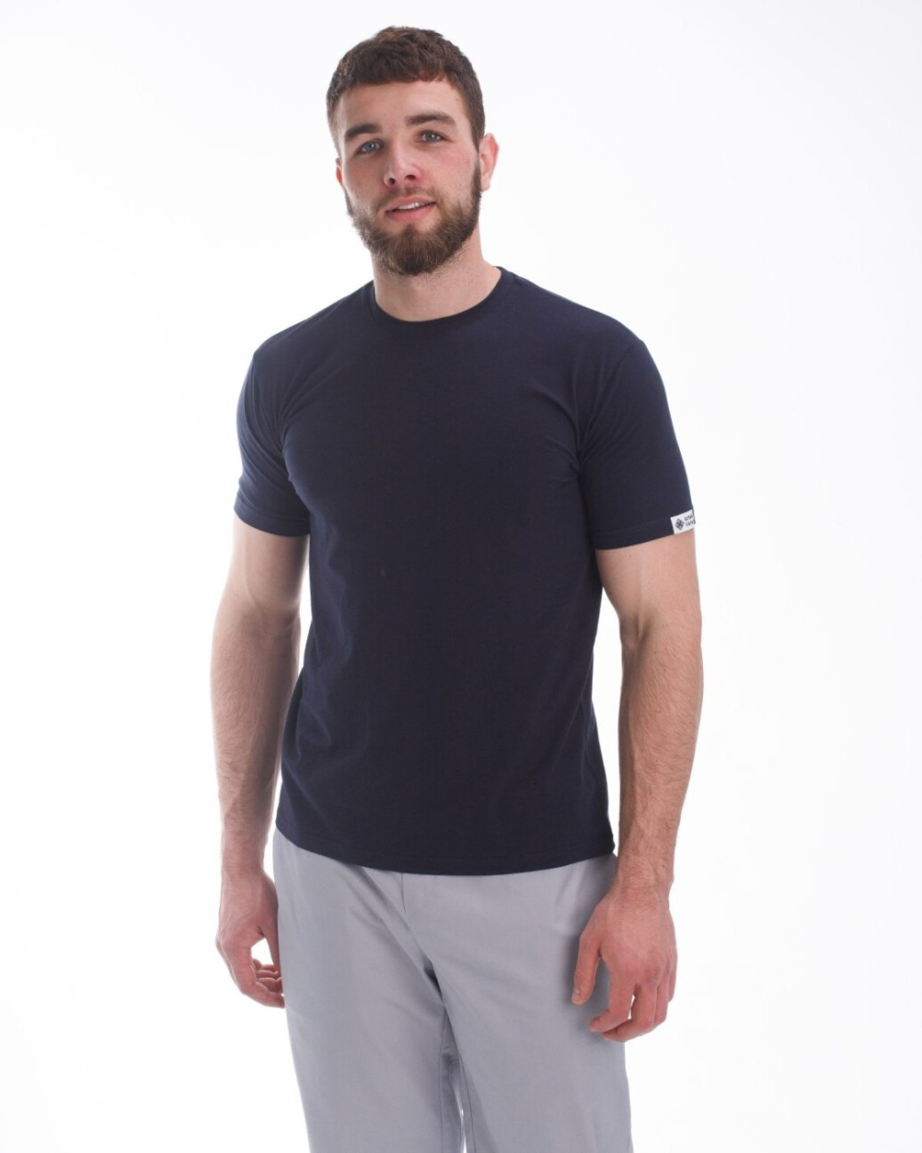 Медицинская футболка мужская синяя 153-322-681 (6613811) фото 1