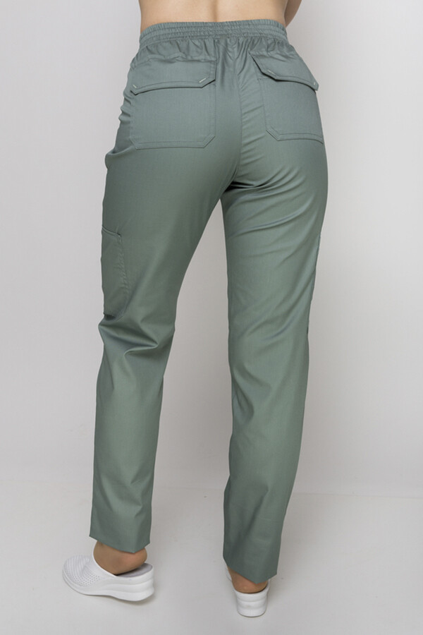 Women's Virginia trousers. COTTON. Olive HT (549940) фото 7