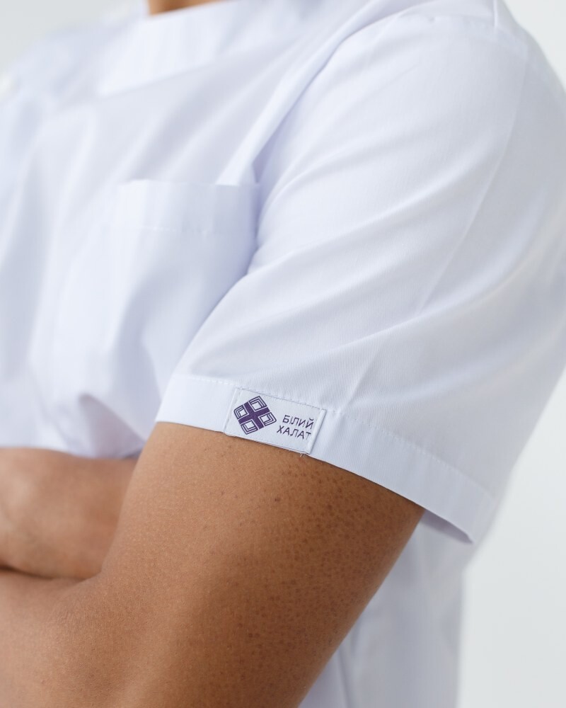 Медицинский костюм мужской Техас белый 136-324-677 (6613694) фото 5