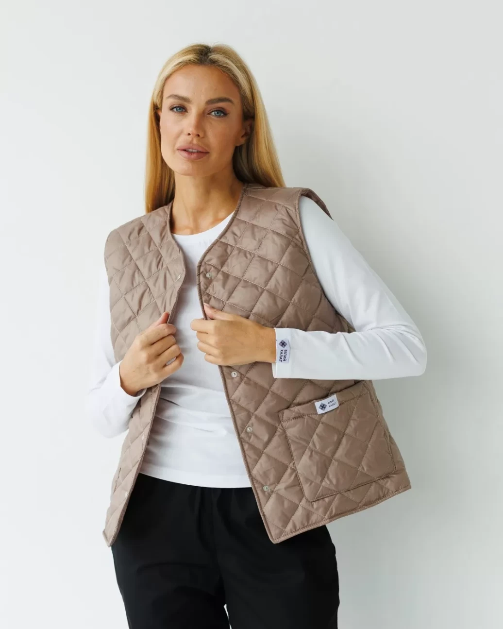 Medical insulated vest for women Oslo mocha 521-421-679 (6637733) фото 1