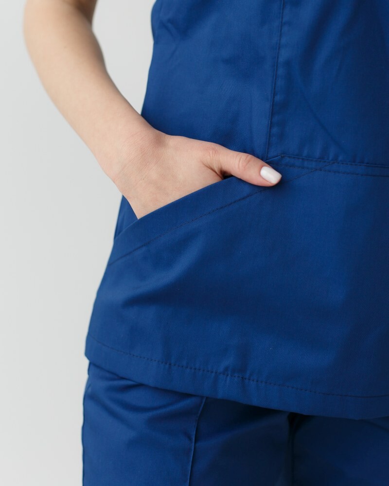 Medical shirt women's Topaz blue 164-322-705 / 386-322-705 (6613497) фото 4