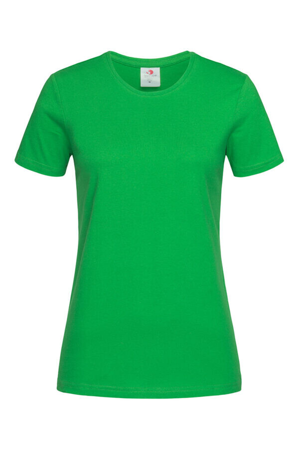 T-shirt female "STEDMAN" CLASSIC-T FITTED ST2600 green (5110741) фото 1
