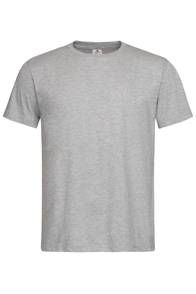T-shirt with a round collar "STEDMAN" CLASSIC-T ST2000 GYH light gray (511364) фото 1