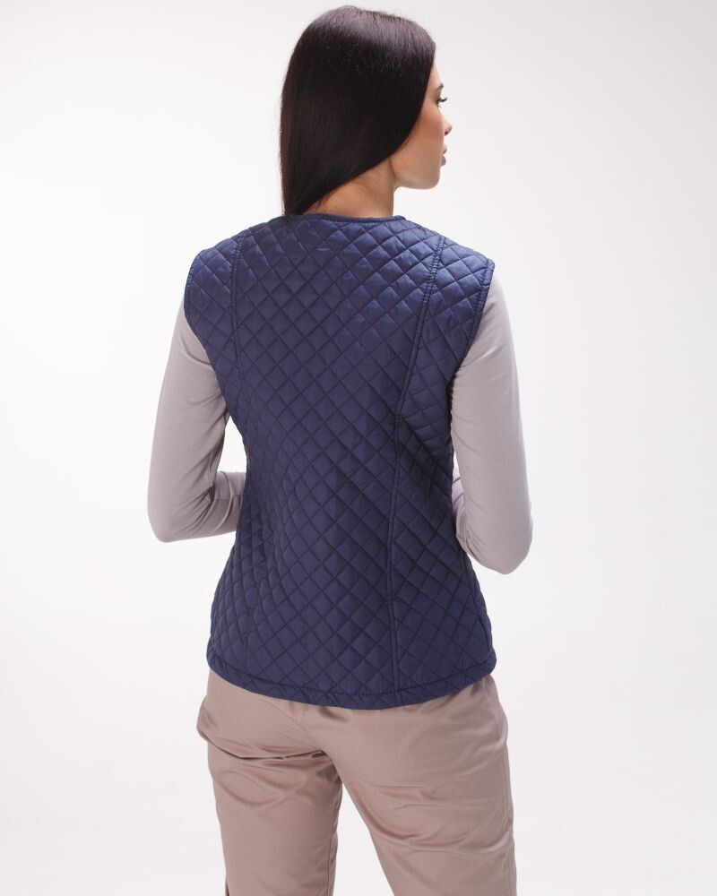 Medical insulated vest women's Geneva dark blue 366-406-844 (6613198) фото 2