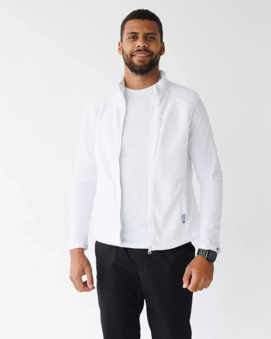 Medical fleece vest Canada white (unisex) 368-324-881 (6637737) фото 1