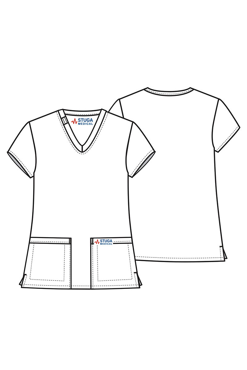 Medical suit "Maria" white (101103) фото 13