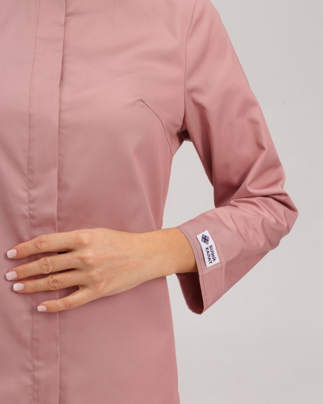 Medical gown women's Jacqueline ash pink 391-429-679 (6613603) фото 6