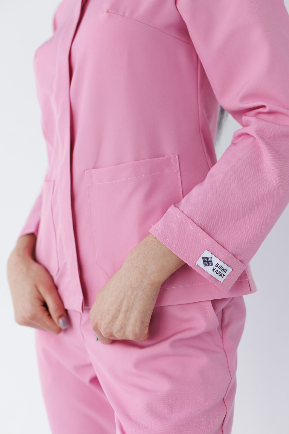 Women's medical suit Jacqueline pink (Viscose “Elite”) 440-337-927 (6624470) фото 3