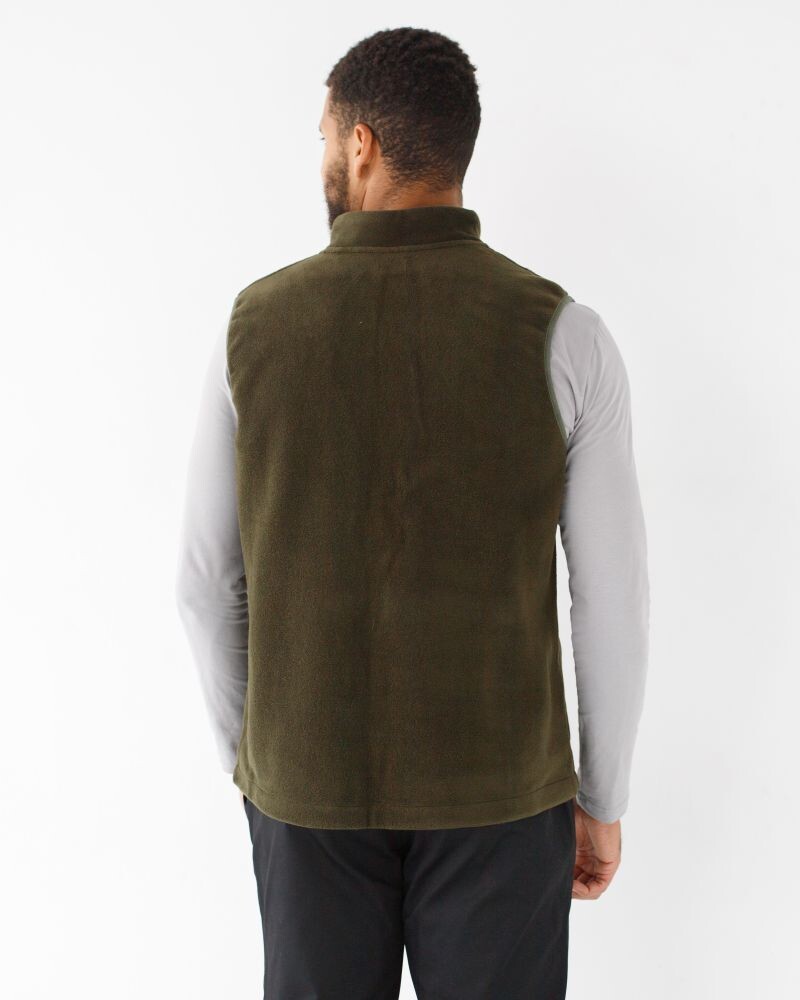 Medical fleece vest Canada khaki (unisex) 368-368-842 (6613934) фото 3