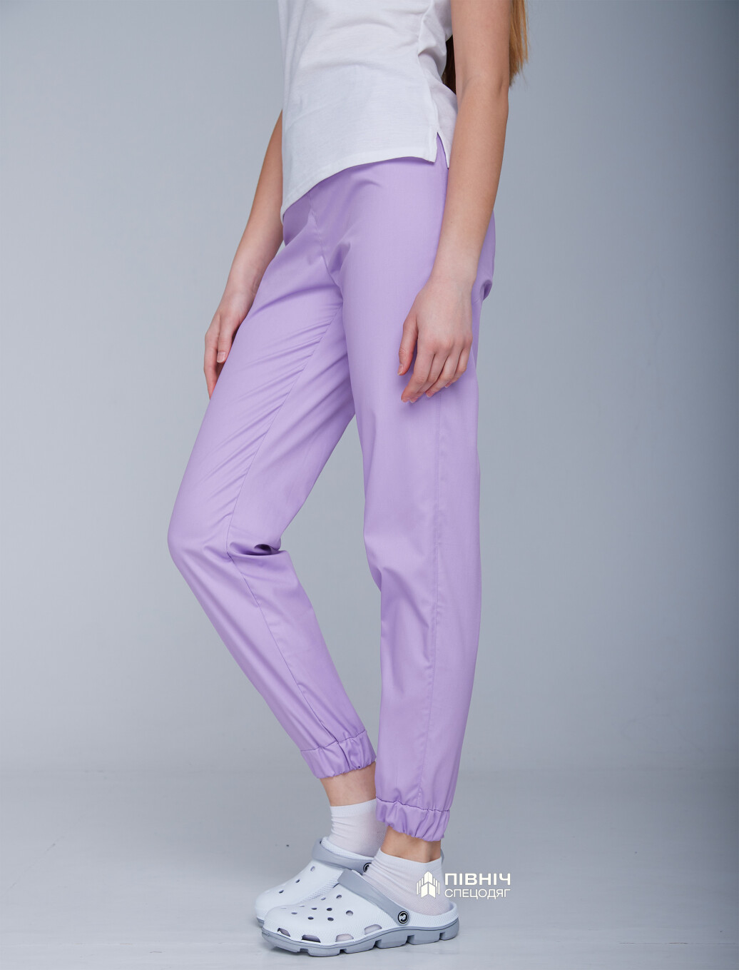Women's medical trousers "Monica" purple (3399122) фото 2