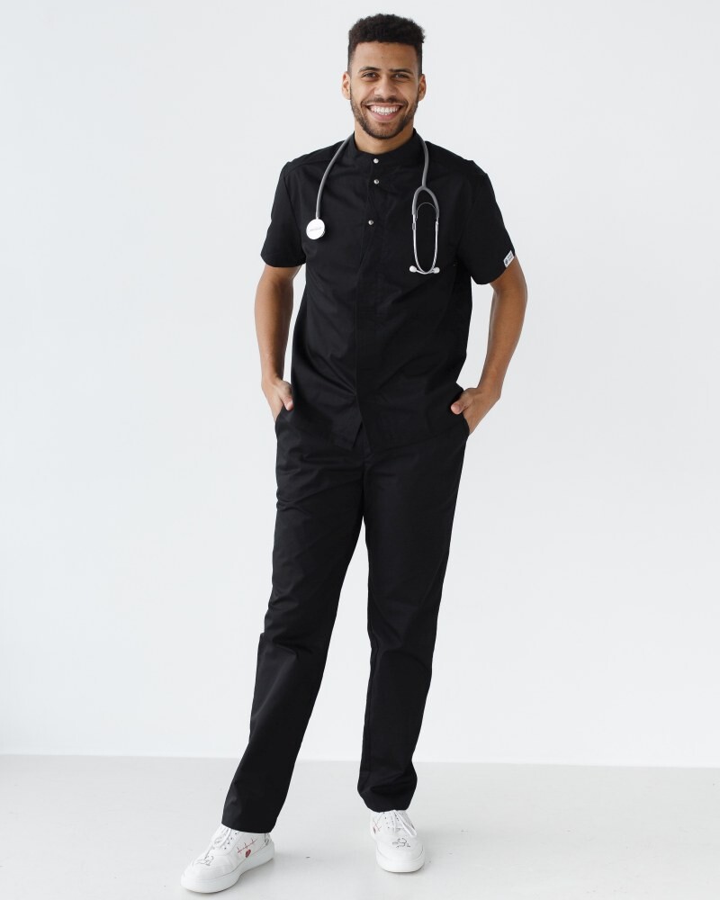 Medical suit for men Boston black 129-321-679/485-321-679 (6613679) фото 1