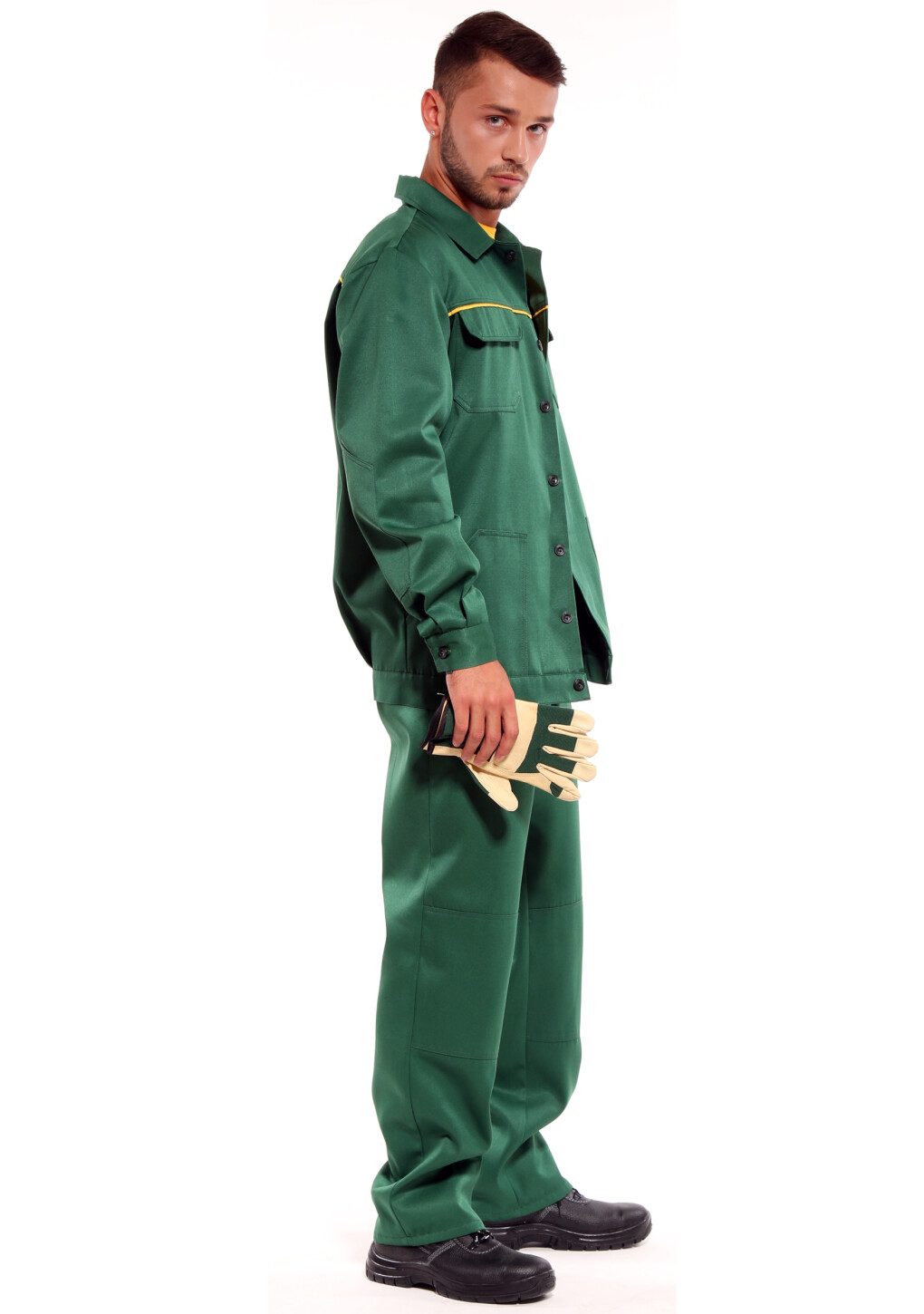 Suit worker "STANDARD" (fabric of Greta 210) - semi-overalls and a jacket (1233) фото 3