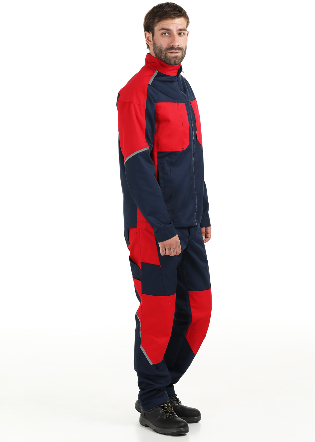 Work jacket "PATRIOT" blue-red (55500045) фото 5