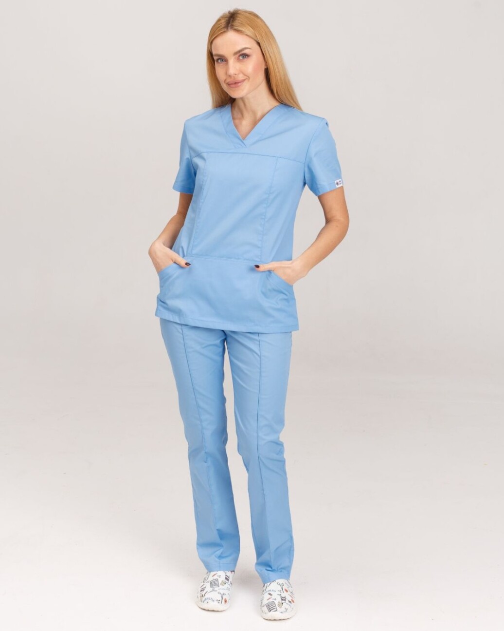 Medical Women's Shirt Topaz Light Blue 433-436-705 (6613536) фото 2