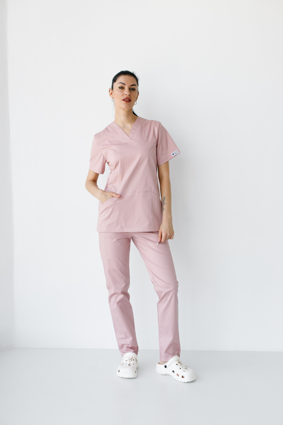 Women's medical suit Topaz light purple Elitе Stretch 488-429-705 (6624440) фото 2