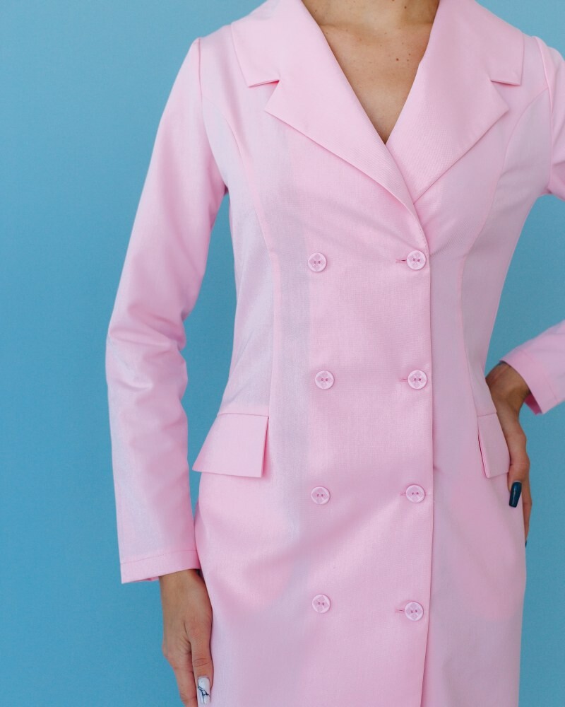 Medical gown women's Monica light pink 356-414-677 (6613590) фото 6