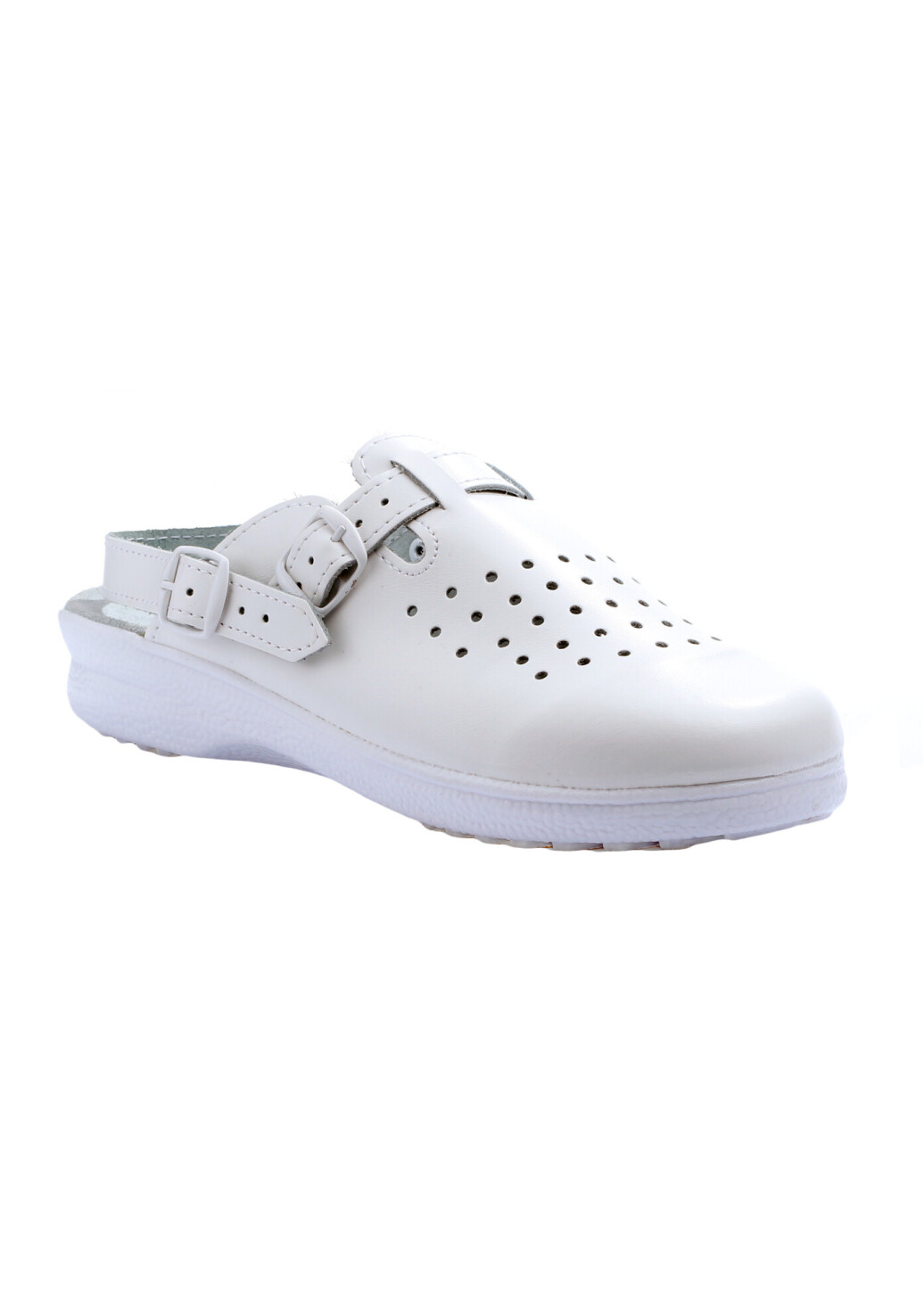 Slippers white clogs (220217) фото 3