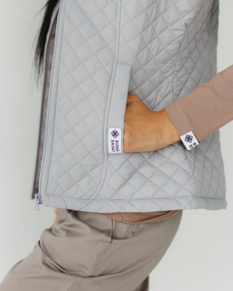Medical insulated vest women's Geneva gray 366-328-844 (6613199) фото 6