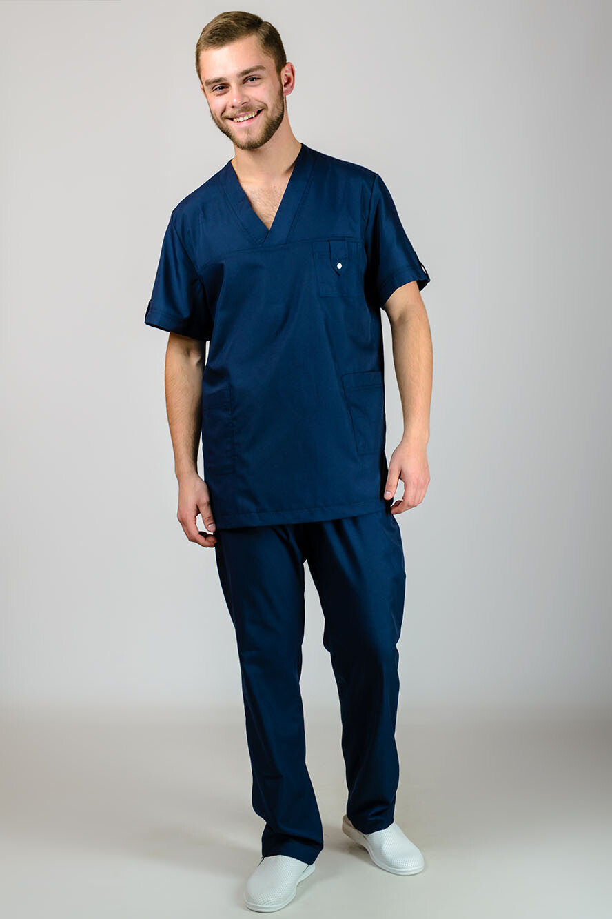 Suit K-33-1. COTTON. Unisex Dark blue (544757) фото 8
