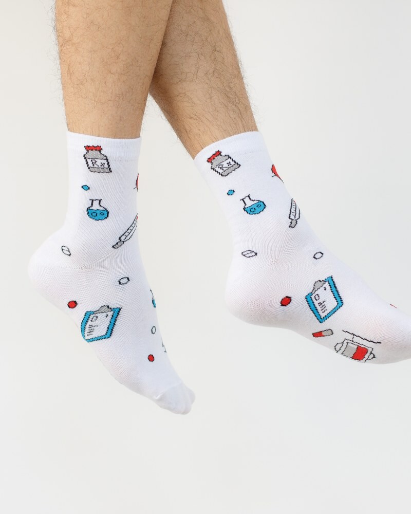 Medical socks with Hospital print 143-324-872 (6613890) фото 5