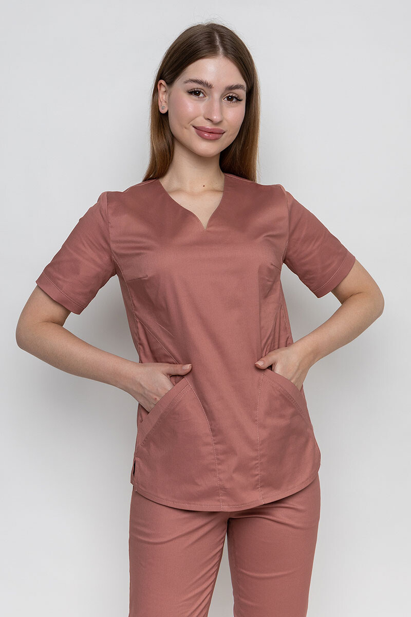 Medical stretch jacket Eva-stretch. Dry rose (5436995) фото 4