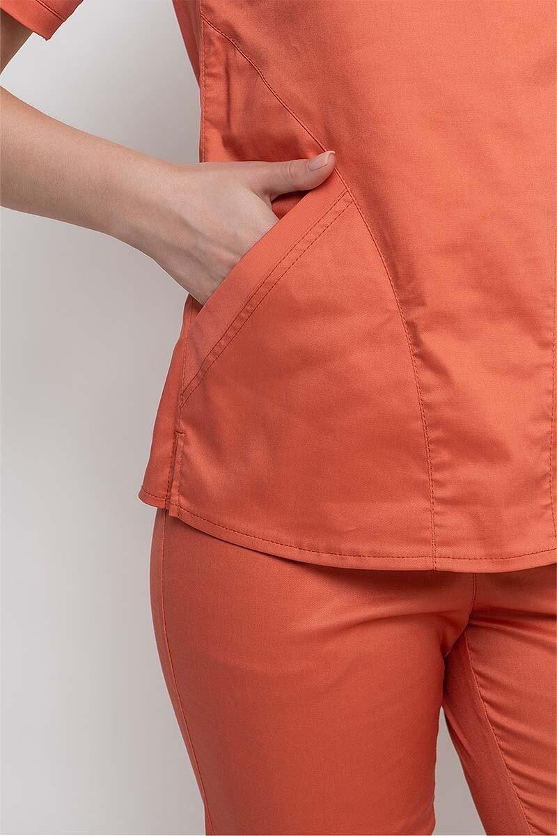 Medical stretch jacket Ewa-stretch. Terracotta (5436996) фото 6