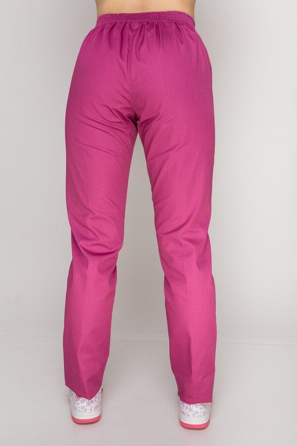Trousers skinny for women. Cotton. Fuchsia (549952) фото 4