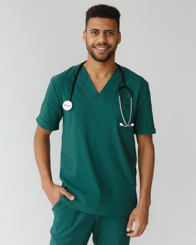 Медицинский костюм мужской Марсель зеленый 353-350-708 (6613702) фото 3