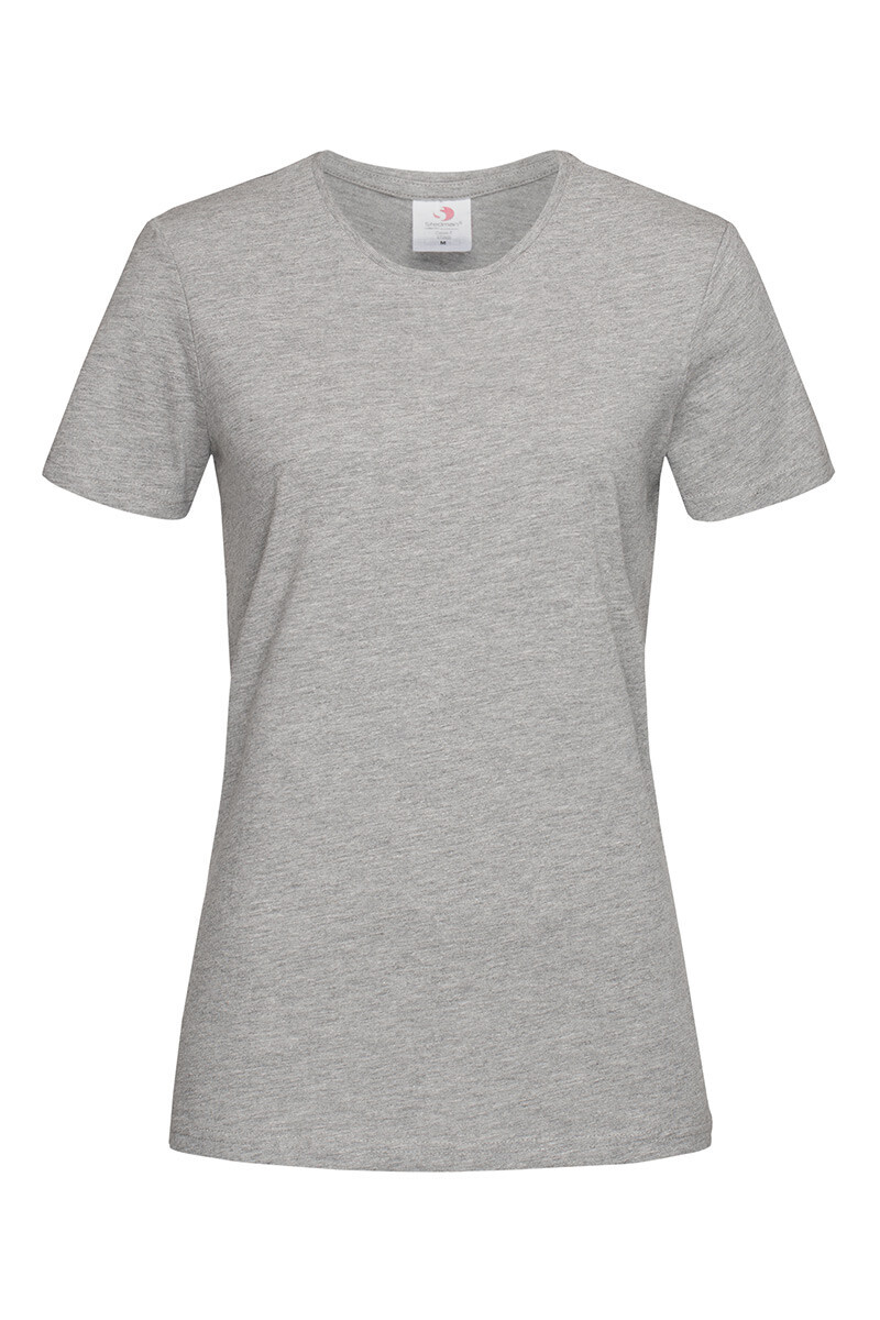 T-shirt female "STEDMAN" CLASSIC-T FITTED ST2600 GYH gray (511368) фото 1