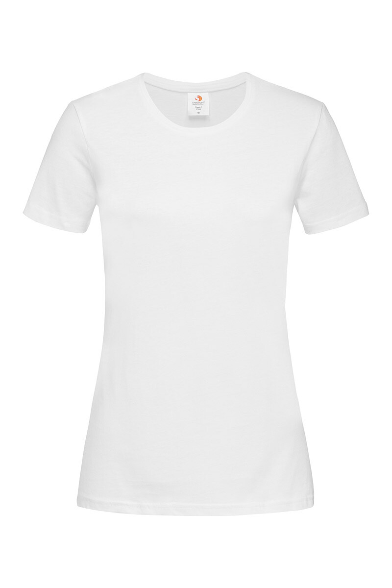 Футболка женская "STEDMАN" CLASSIC-T FITTED ST2600 WHI белая (511369) фото 1