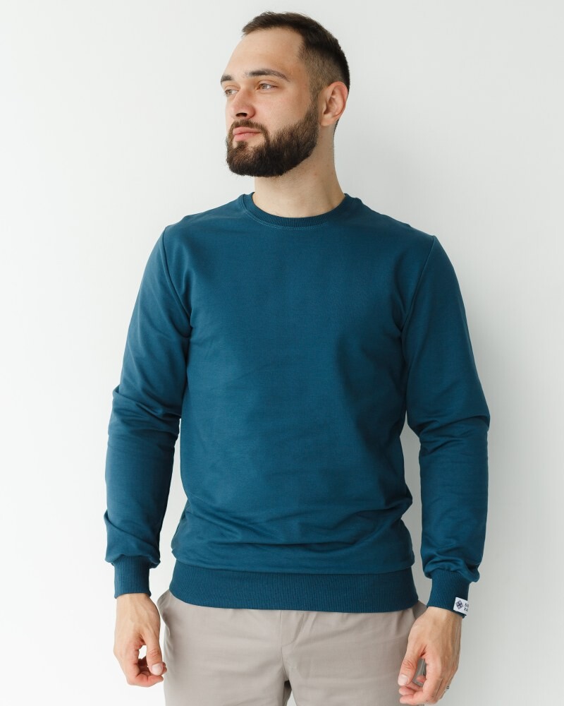 Medical Sweatshirt New York Men's Dark Turquoise 360-437-758 (6613782) фото 6