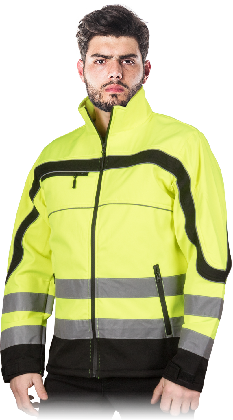 Куртка сигнальная из SOFTSHELL NEMO YB (222099) фото 1