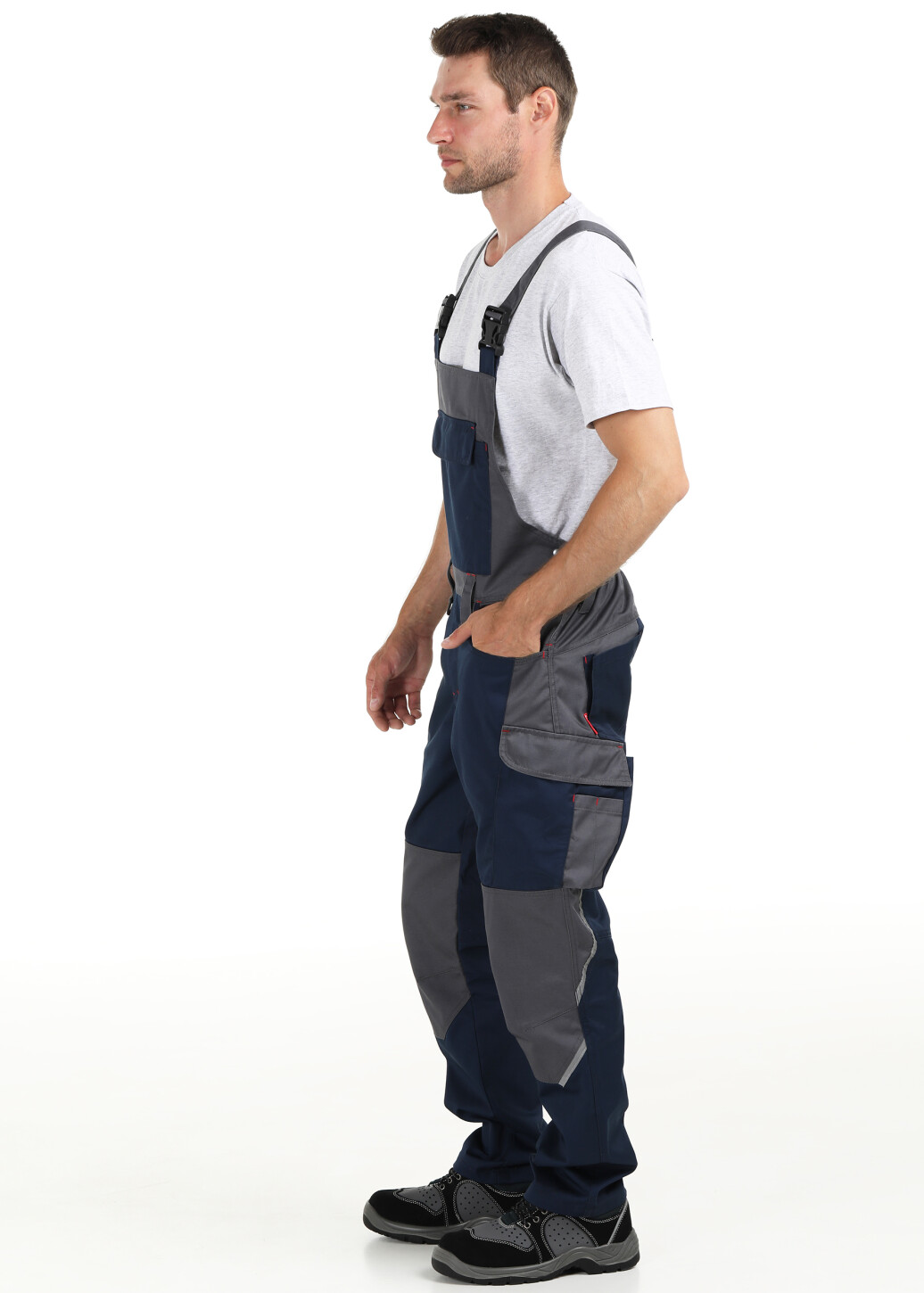 Work overalls "PATRIOT" blue-gray (55500026) фото 5