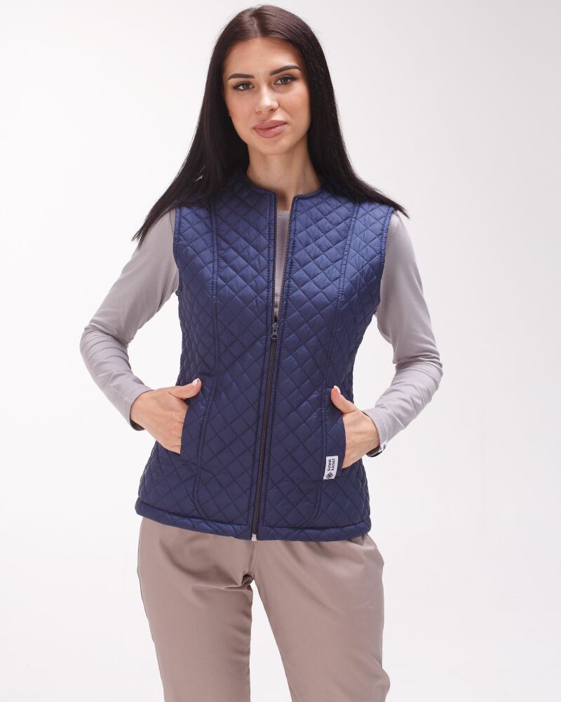 Medical insulated vest women's Geneva dark blue 366-406-844 (6613198) фото 1