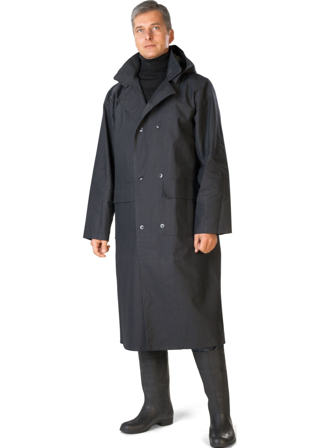 Rubberized men's raincoat (220090) фото 1