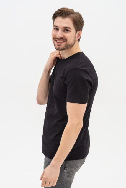 T-shirt unisex black RAY PREMIUM FIT U0102 (5124142) фото 2