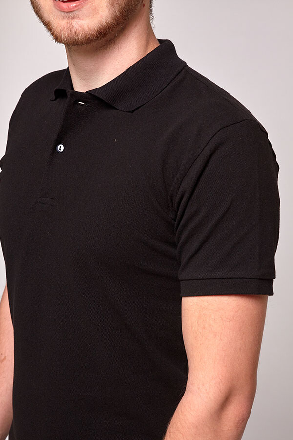 Футболка поло мужская медицинская POLO M. Черная (544602) фото 5